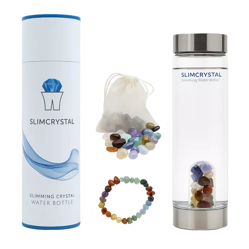 SlimCrystal™ Wellness Bottle – Crystal-Infused Hydration for Natural Weight Support