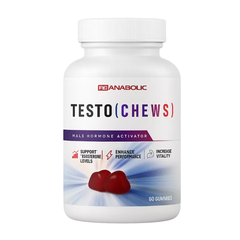 TestoChews™ Anabolic Gummy Fuel — Cortisol Control & Testosterone Support for Men 45+